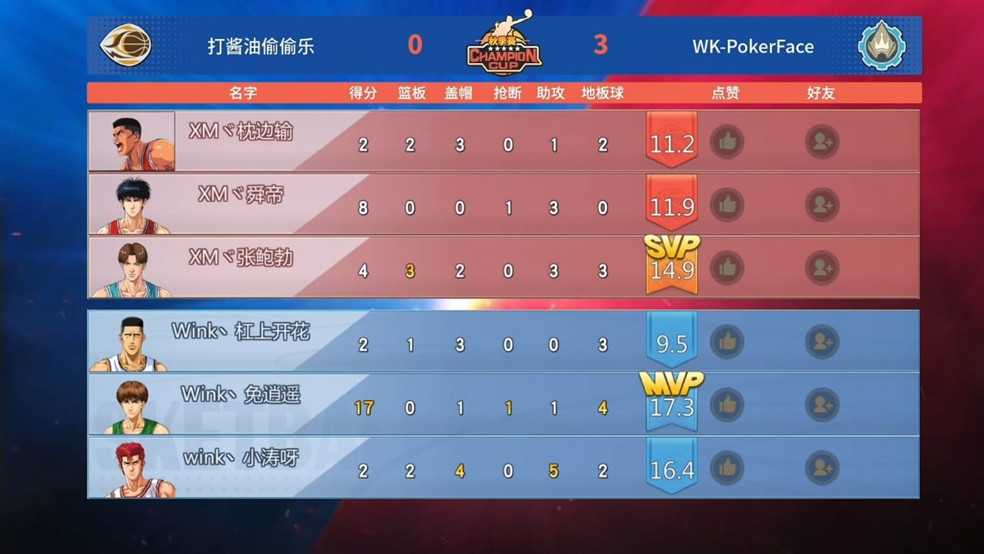 《灌篮高手 正版授权手游》冠军杯秋季赛圆满落幕