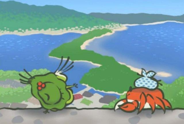 在陌生城市遇见旅行青蛙