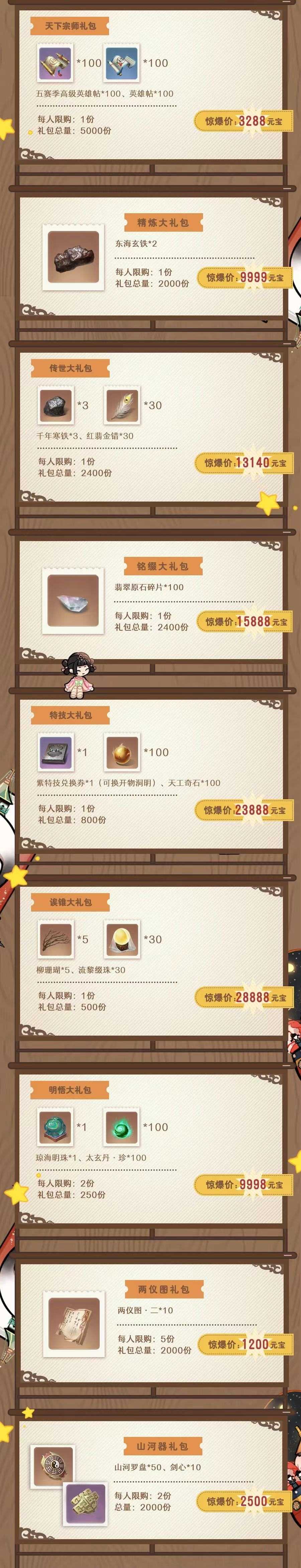 心愿时装来了《一梦江湖》2023年最全心愿时装名单曝光。